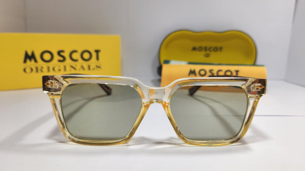 MOSCOT Classic Sunglasses – Yellow Crystal Edition