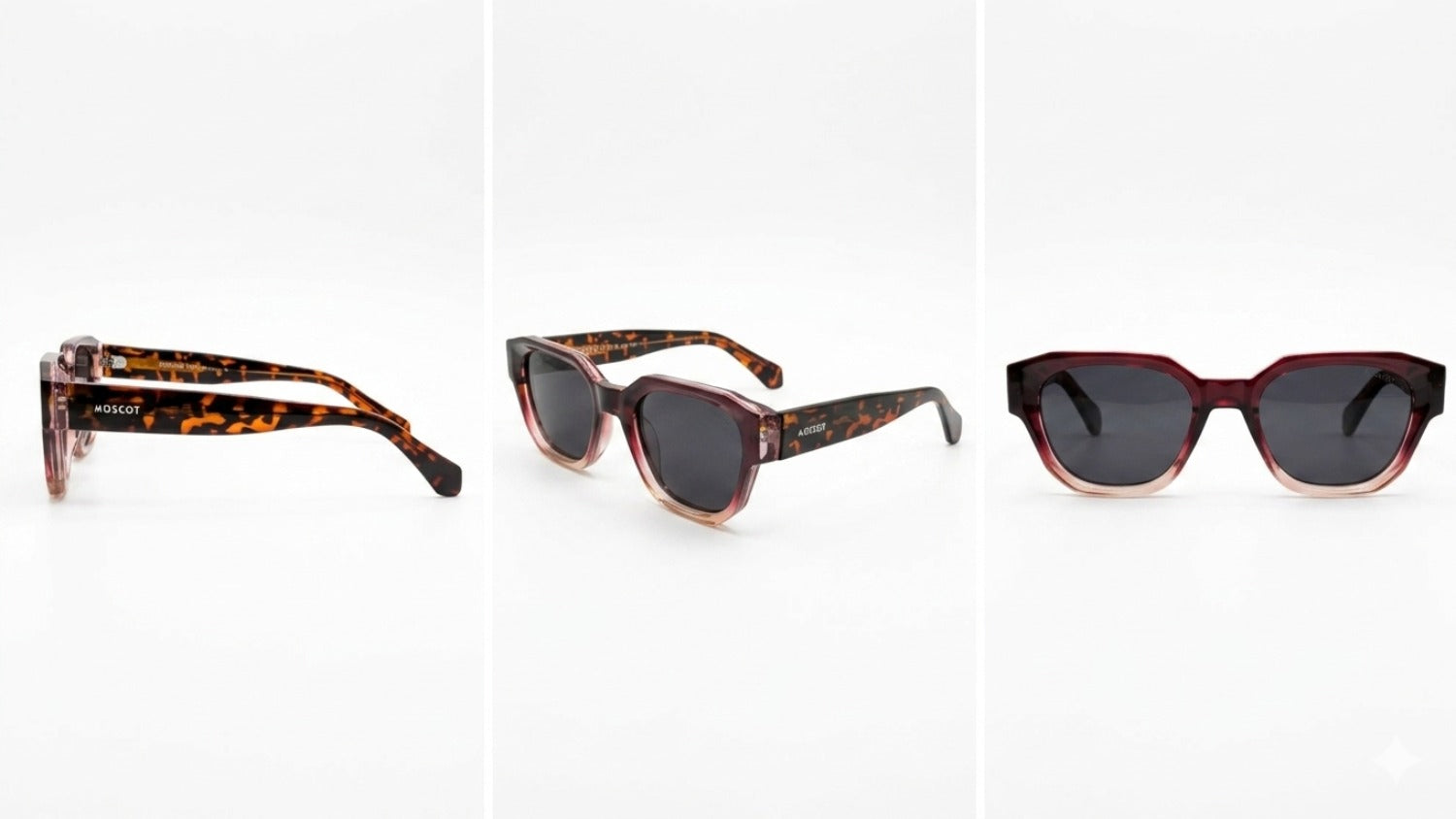 🕶️ MOSCOT Classic Sunglasses – Burgundy Tortoise Edition