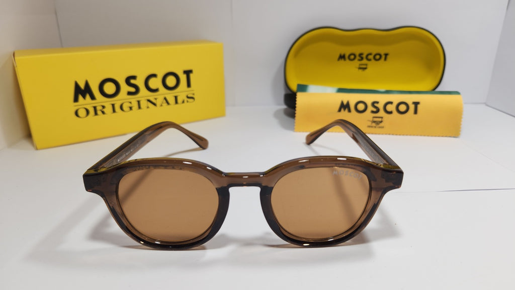 MOSCOT Elegant Sunglasses – Smoky Brown Edition