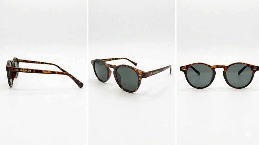 🕶️ MOSCOT Classic Sunglasses – Tortoise Green Edition