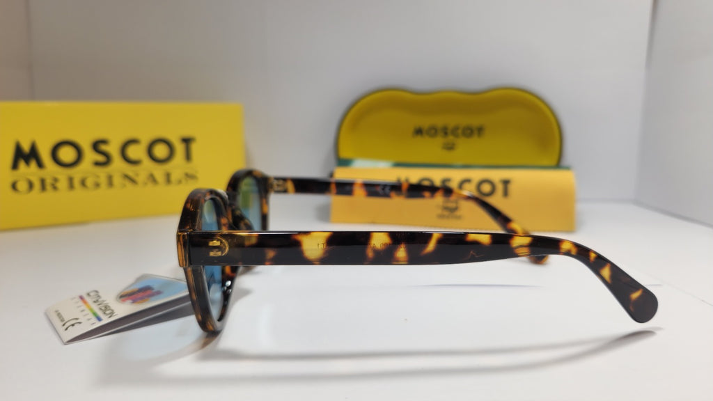 🕶️ MOSCOT Vintage Sunglasses – Blue Mirror Edition